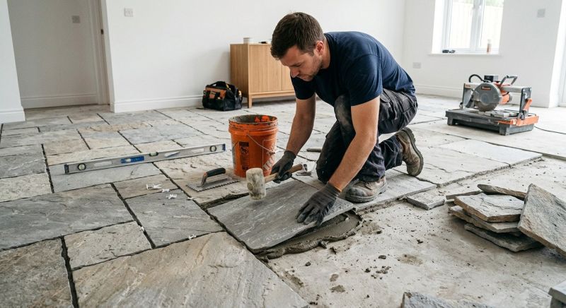 Granite Floor Installation in Olathe, KS