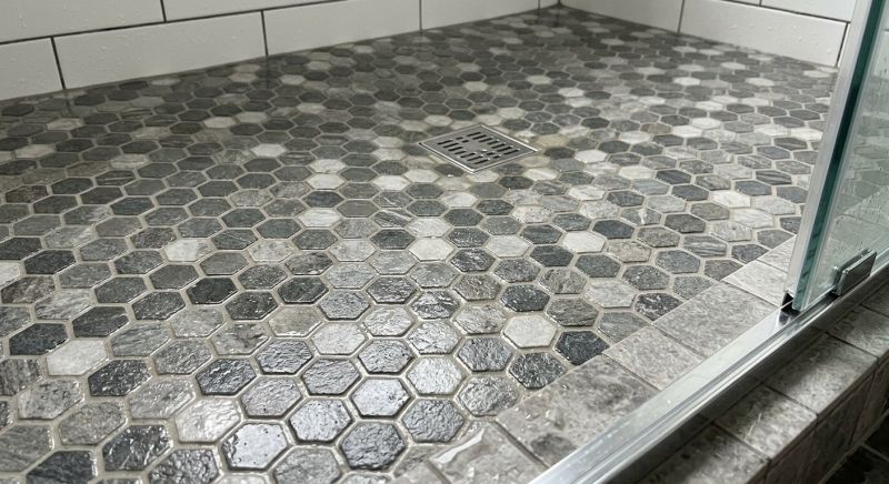 Shower Floor Tiling in Alpharetta, GA