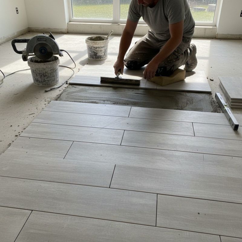 Slate Tile Floor Installation in Alexandria, VA