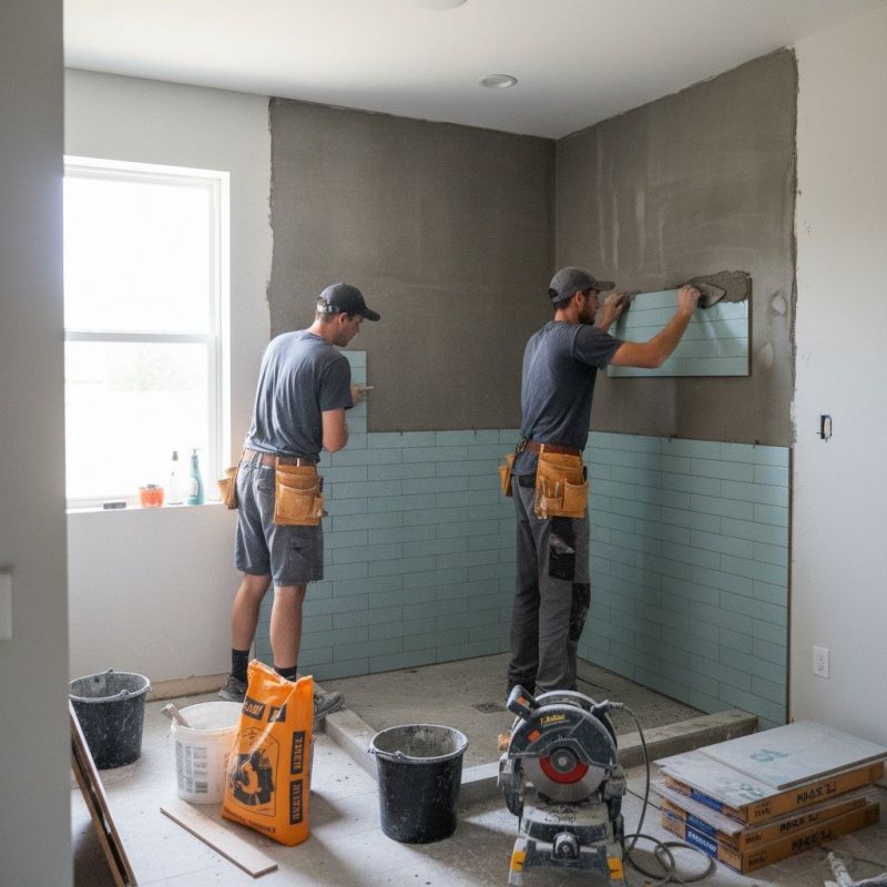 Tile Shower Pan Installation in Denver County, CO